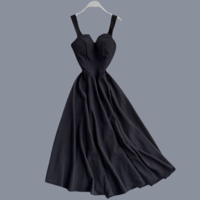 Cocktail Sleeveless Sweetheart Neck Wide Strap A-Line Midi Dress - View 22