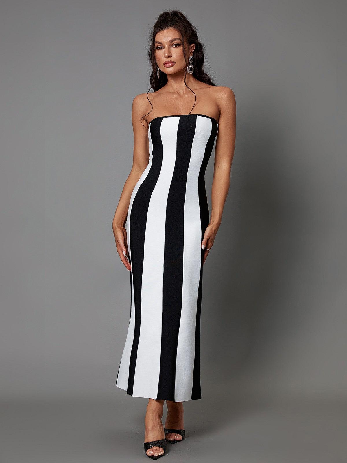 Vashti Strapless Bandage Maxi Dress - View 2