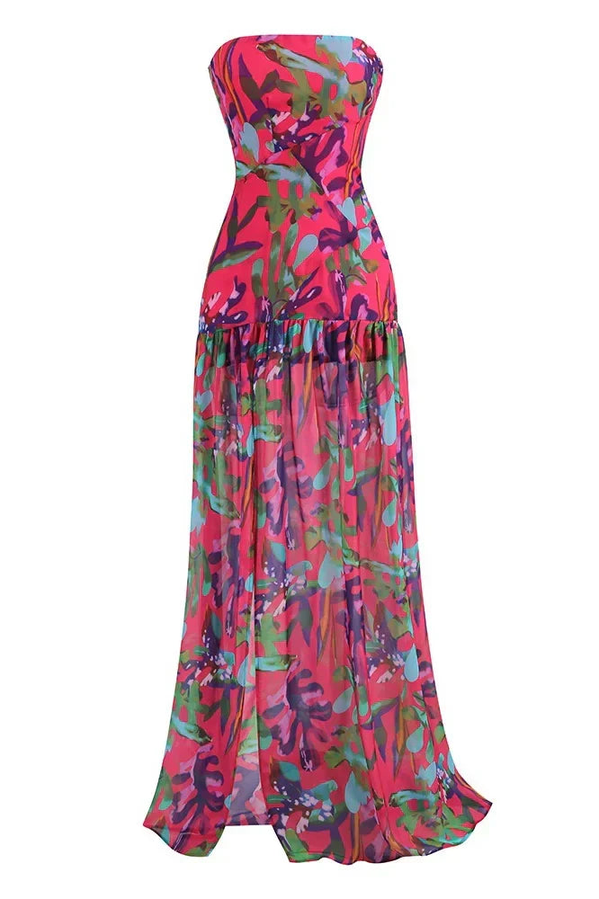 Isis Strapless Maxi Dress - View 5