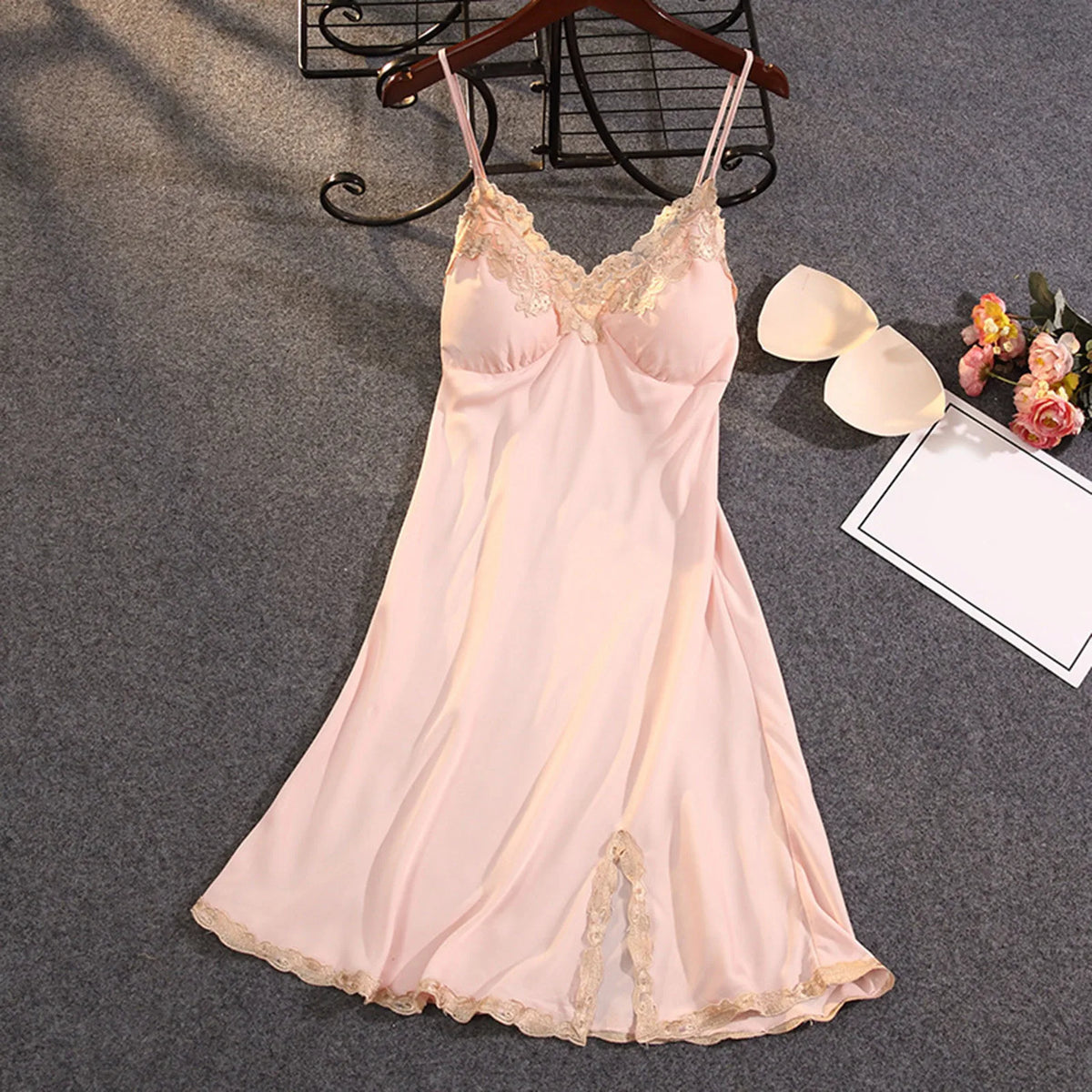 Summer V Neck Ruffle Short Sleeve Split Wrap Tie Waist Flowy Long Smocked Party Dress - View 5