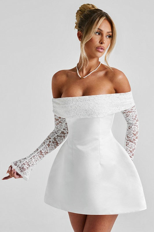 Lace Bodycon Mini Dress