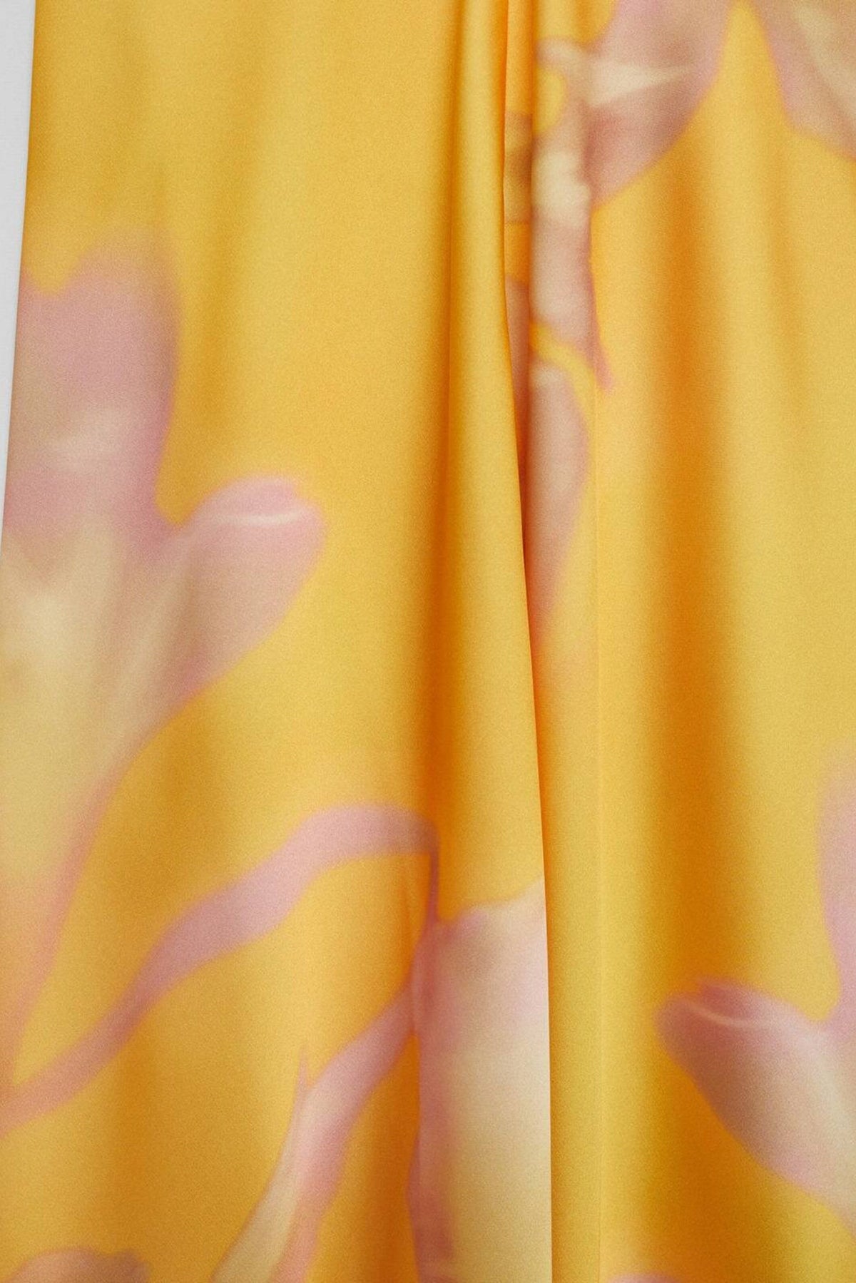 Satin Halter Neck Floral Bias Cut Slip Maxi Dress - View 7