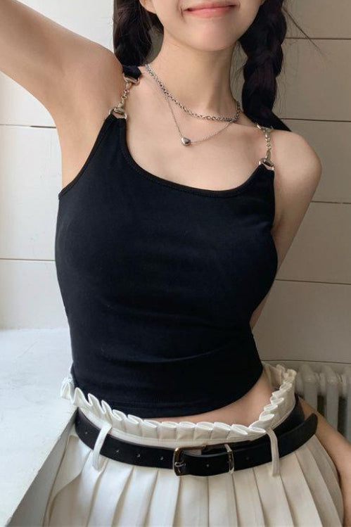 Crop Sleeveless Tank Top