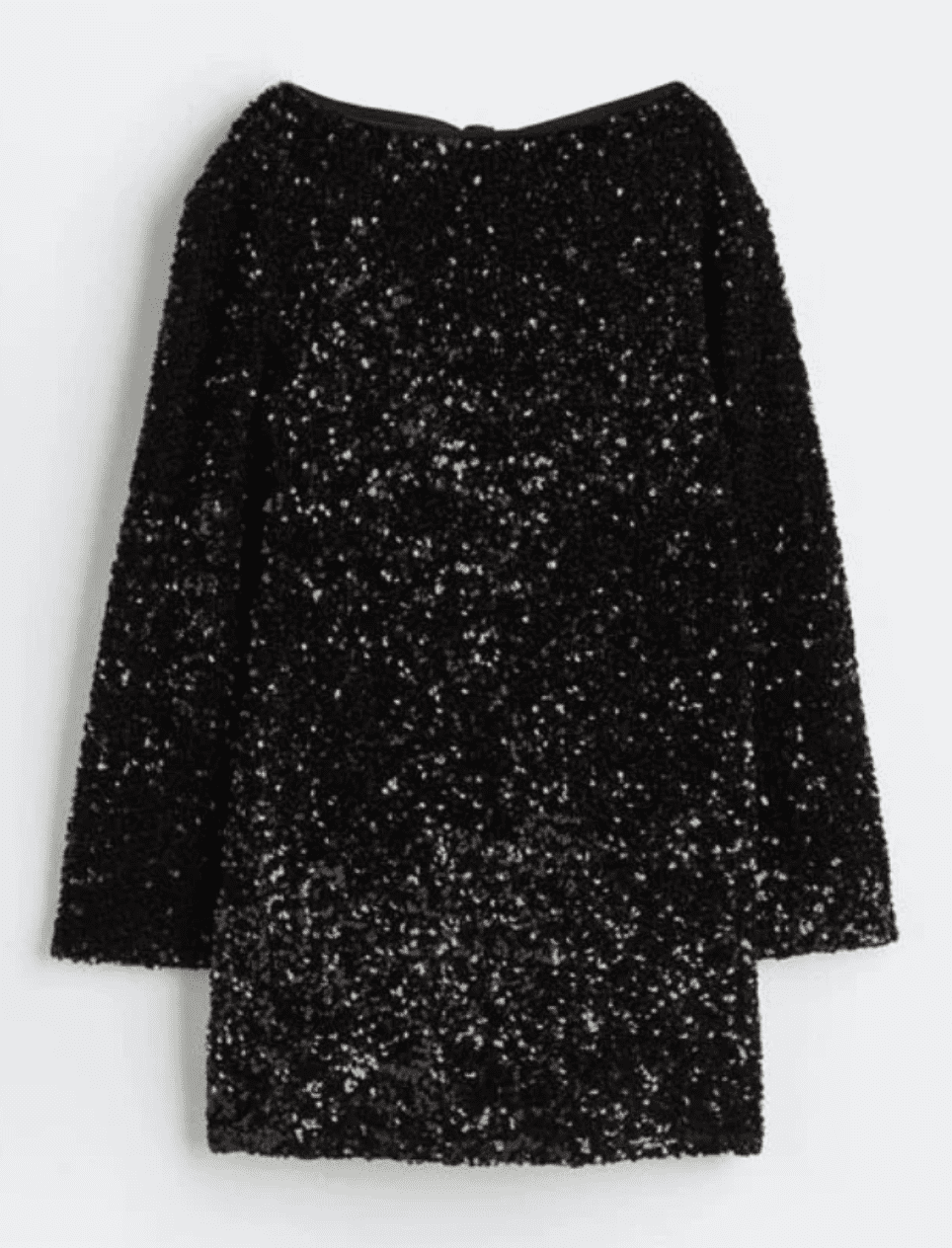 Sequin Long Sleeve Bow Back Backless Mini Party Dress - View 3