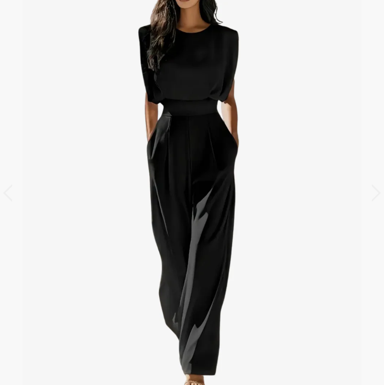 Round Neck Sleeveless High Waist Wide Leg Jumpsuit 6