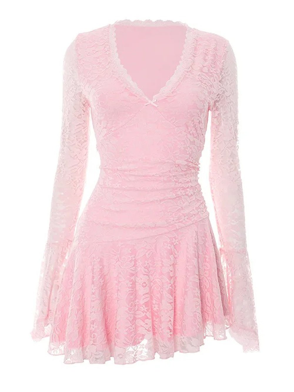 Aspen Lace Mini Dress - View 8