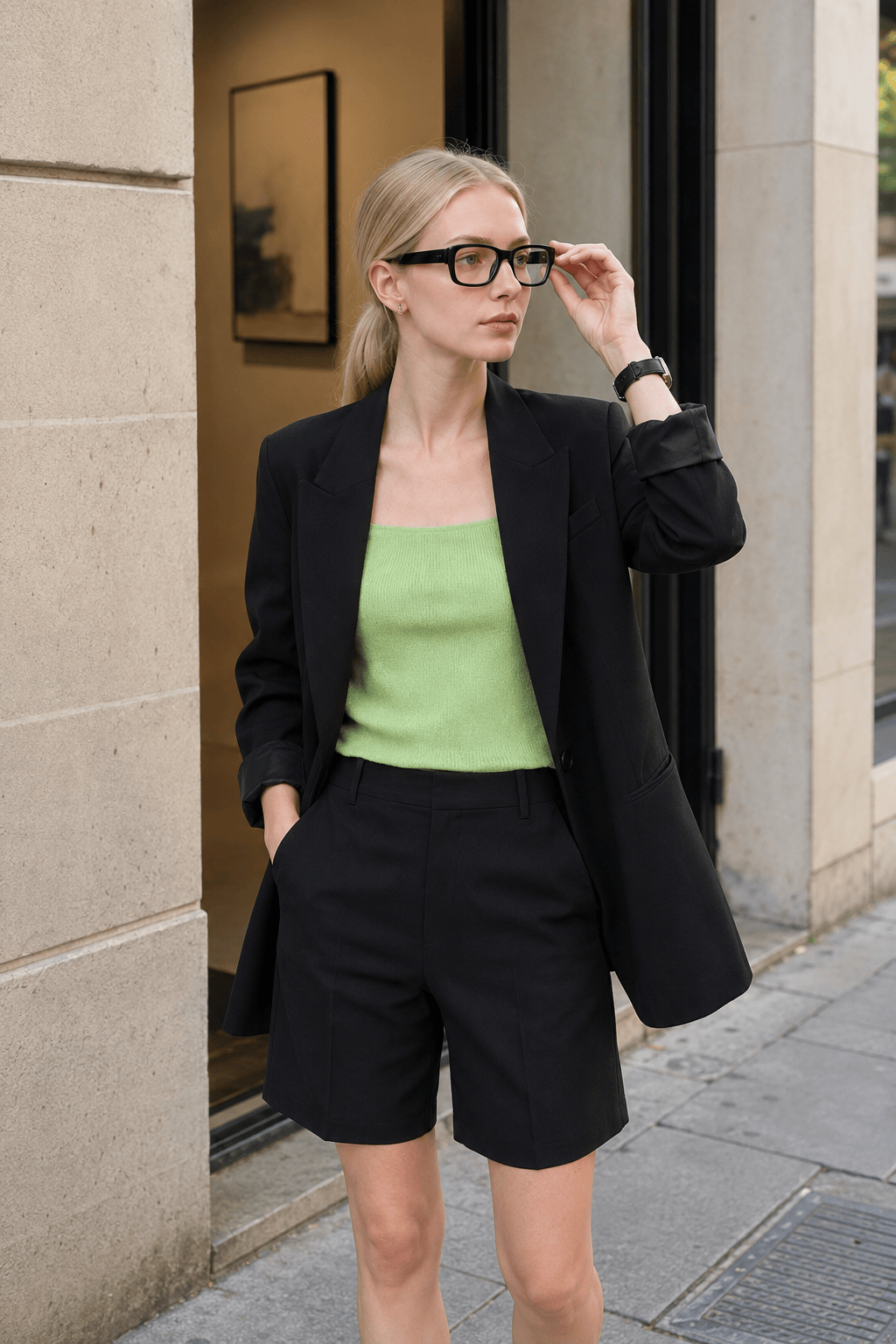 Minimalism Professional Style Solid Straight Short