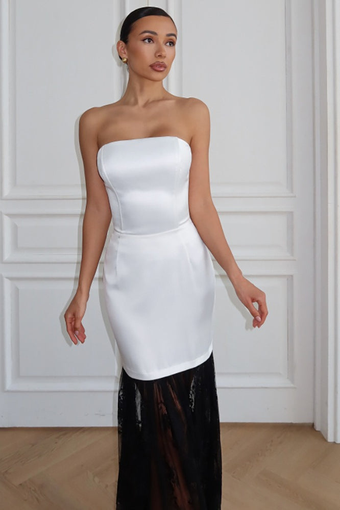 Backless Lace Maxi Dress