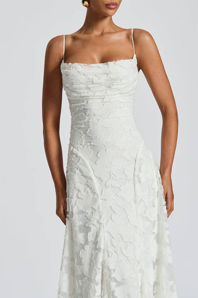 Backless Chiffon Maxi Dress - View 18