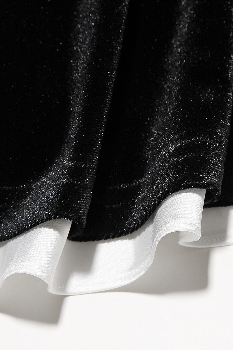 Velvet Bustier A-line Cocktail Dress - View 13