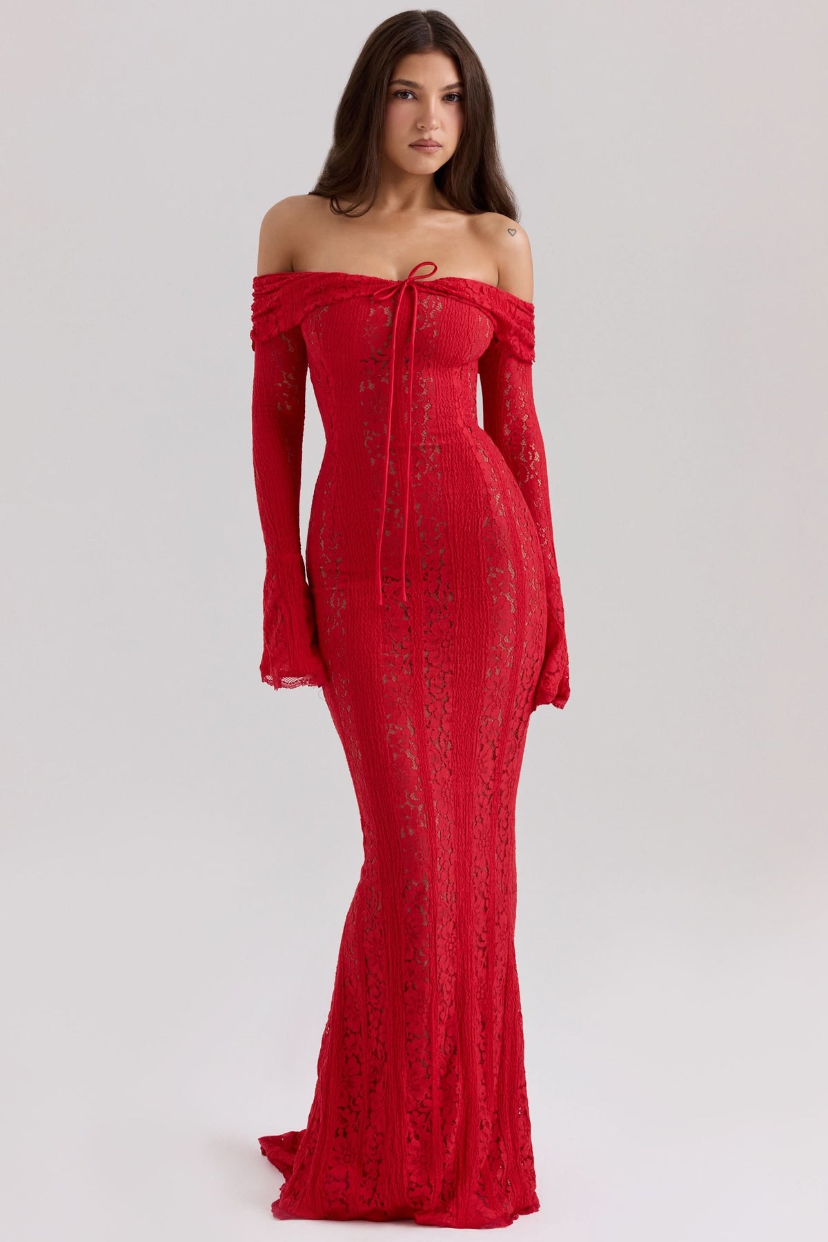 Emily Lace Maxi Dress - View 4