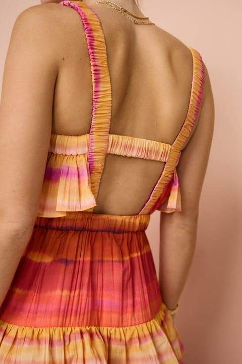 Xochitl Elevated Printed Tiered Maxi Dress Evening Wear Edit - View 5