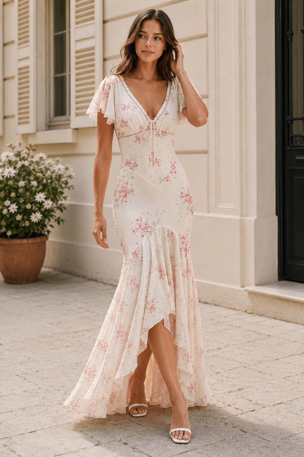 Lace Floral Dress