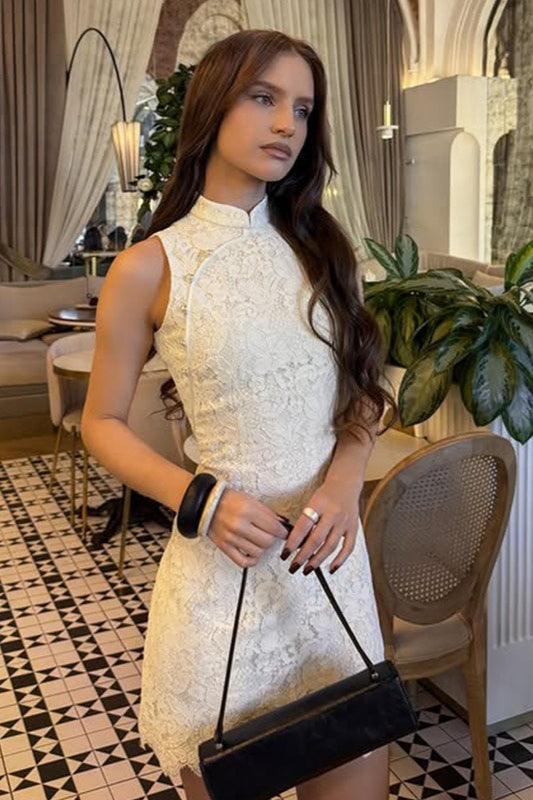 Lace Bodycon Mini Dress