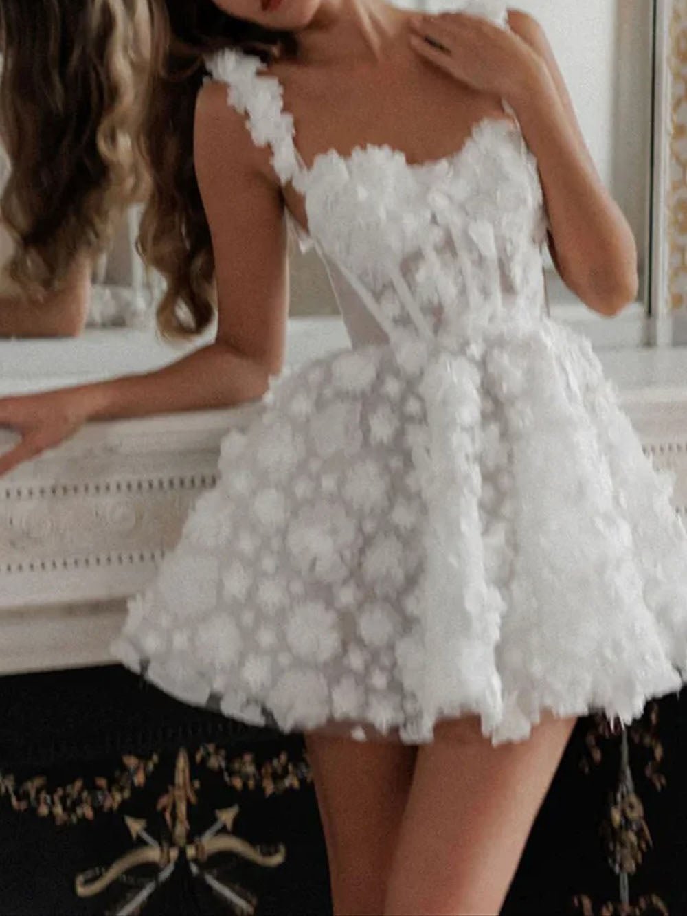 Clementine Lace Mini Dress - View 3