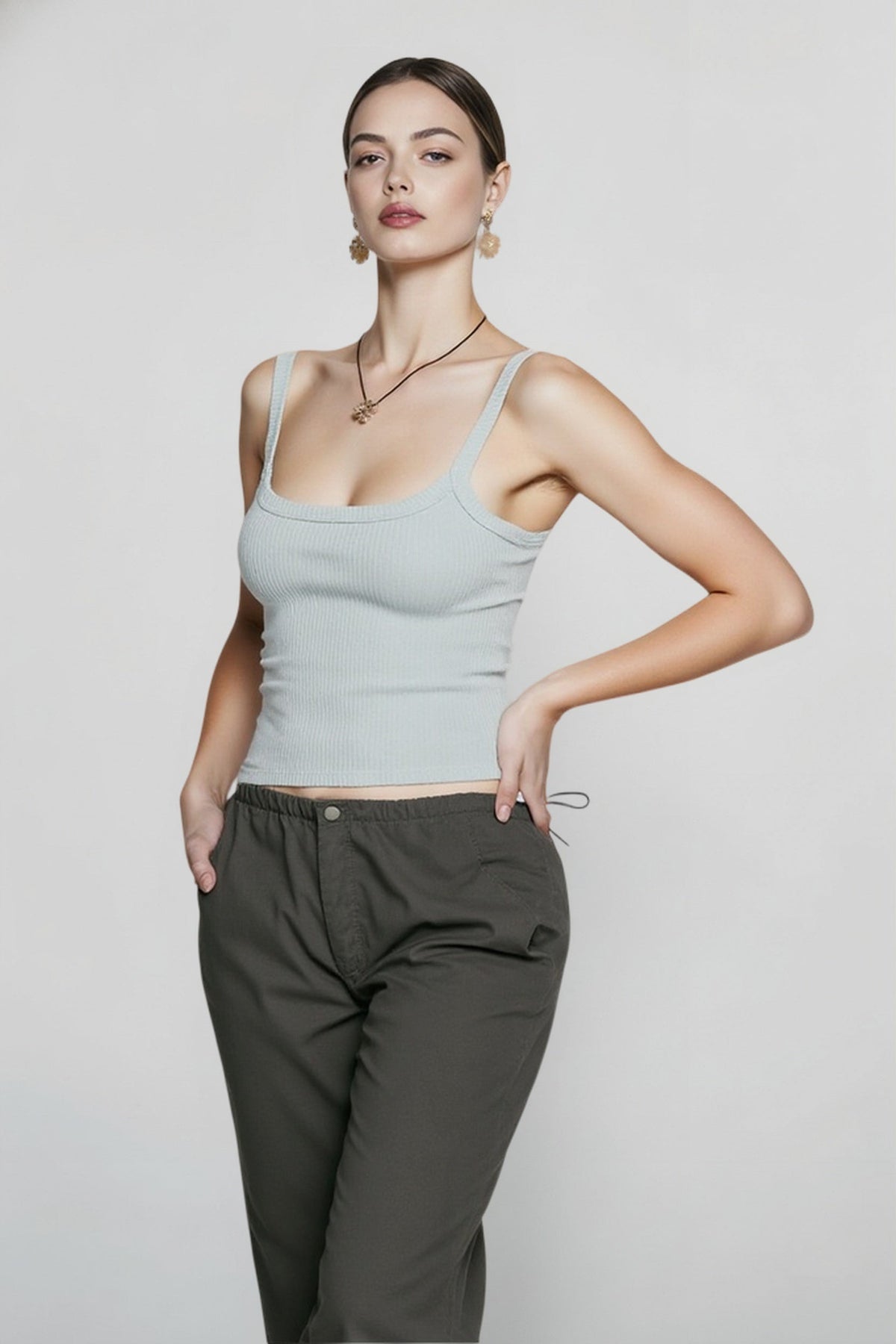 Ribbed Crop Top