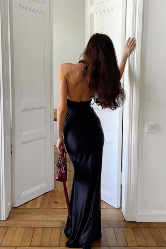 Bodycon Maxi Silk Dress