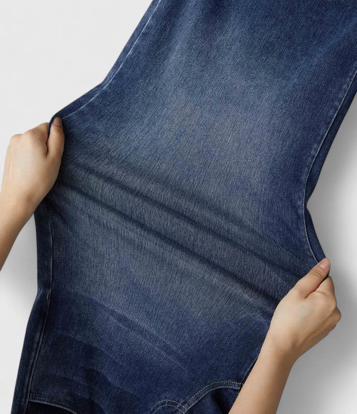 High Waist Wide Leg Washed Jeans 15