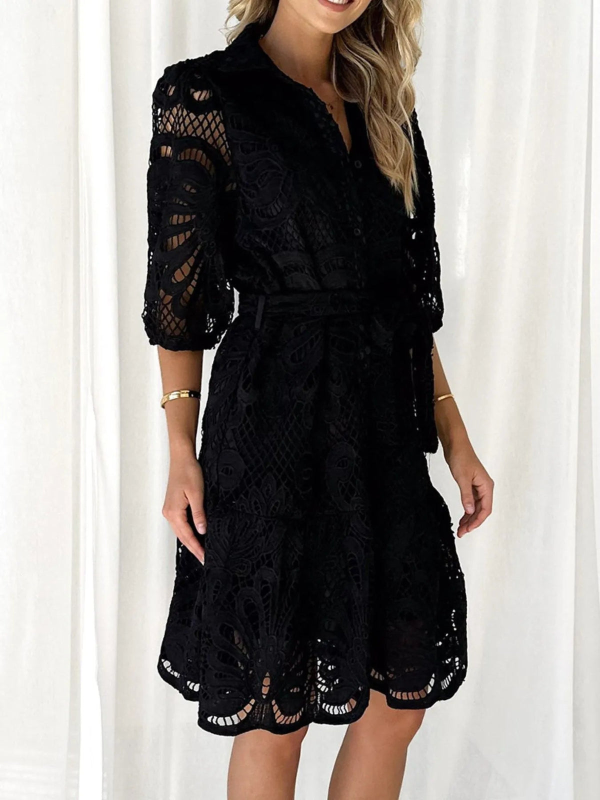 Viola Lace Mini Dress