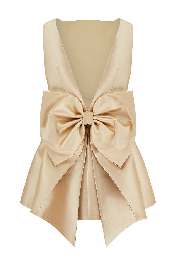 Daisy Satin Mini Dress - View 9