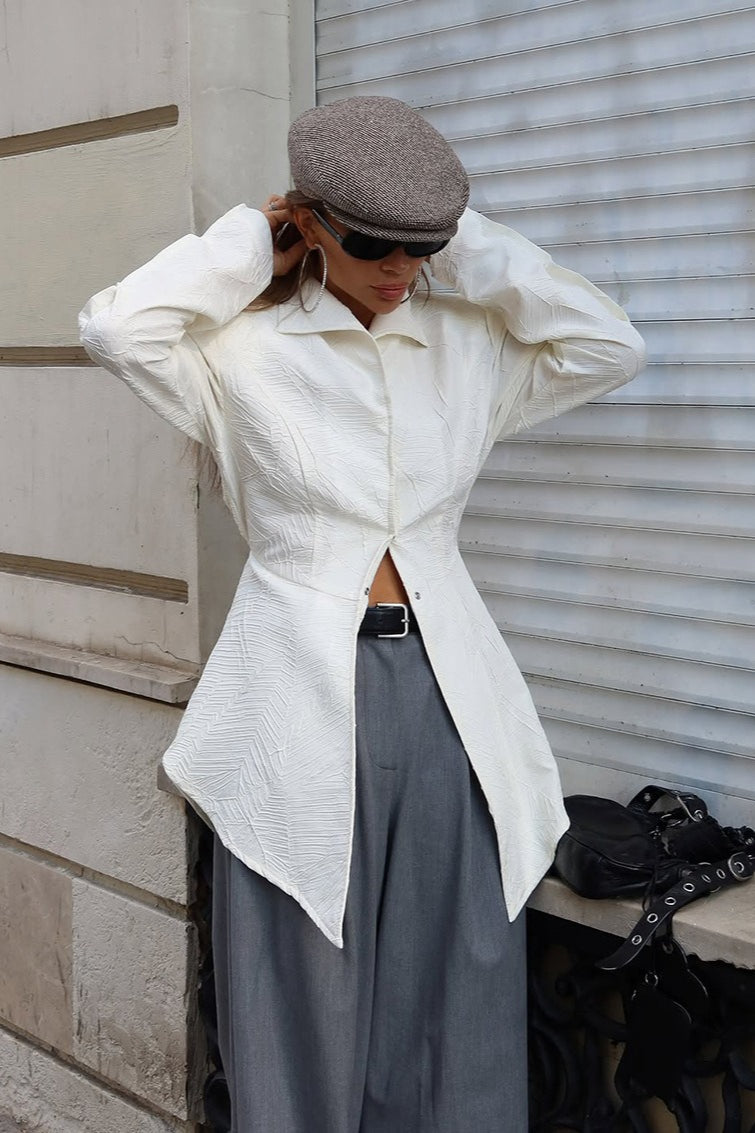 American Retro Waist Define Blouse