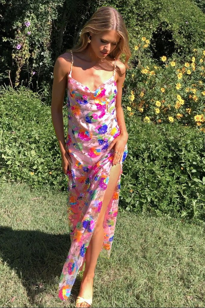 Alba Backless Maxi Dress