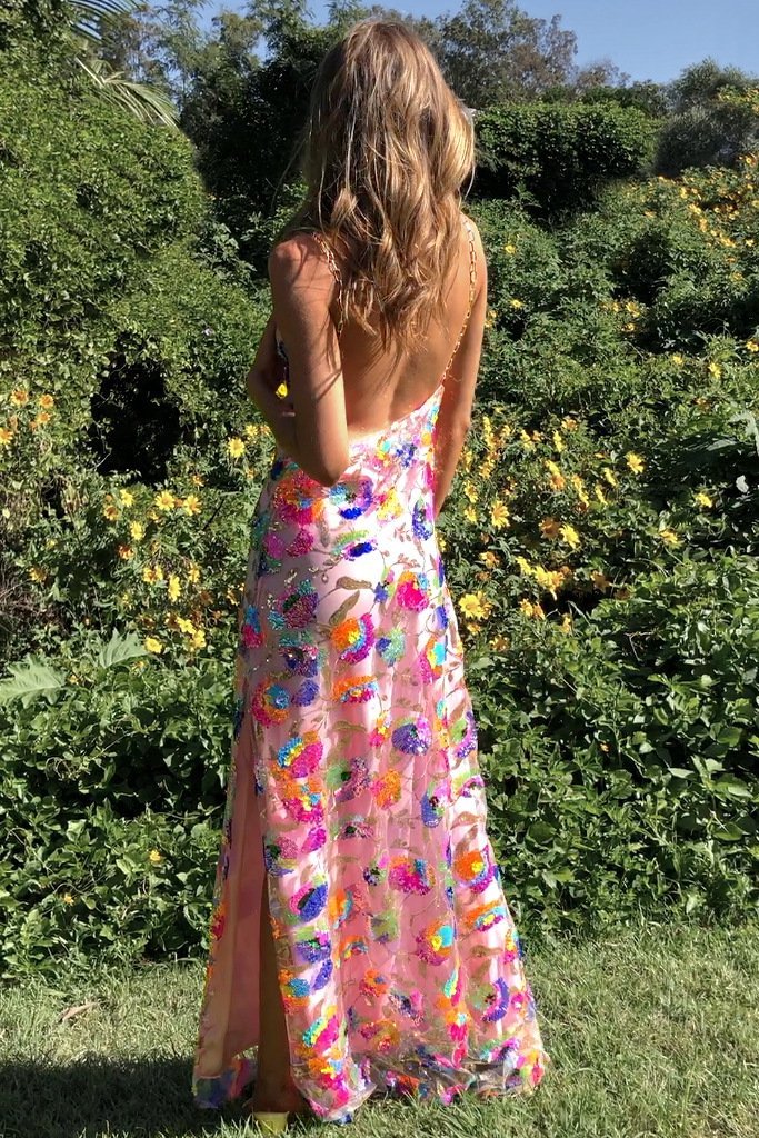 Alba Backless Maxi Dress - View 4