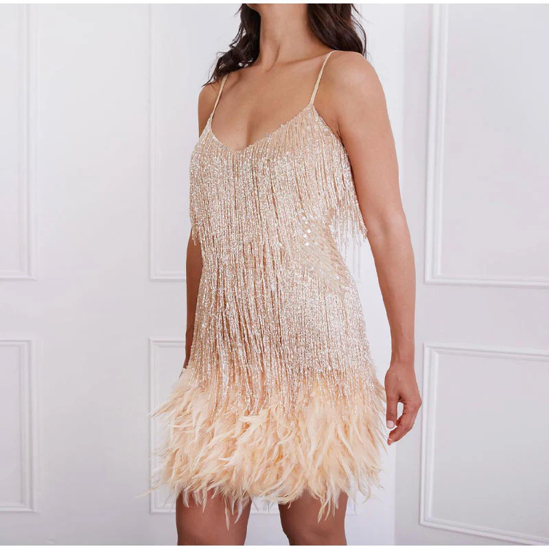 Sequin Strapless Bodycon Mini Party Dress - View 8