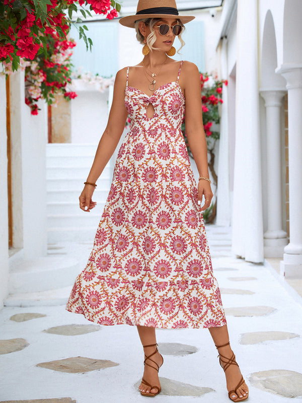 Midi Flowered Keyhole