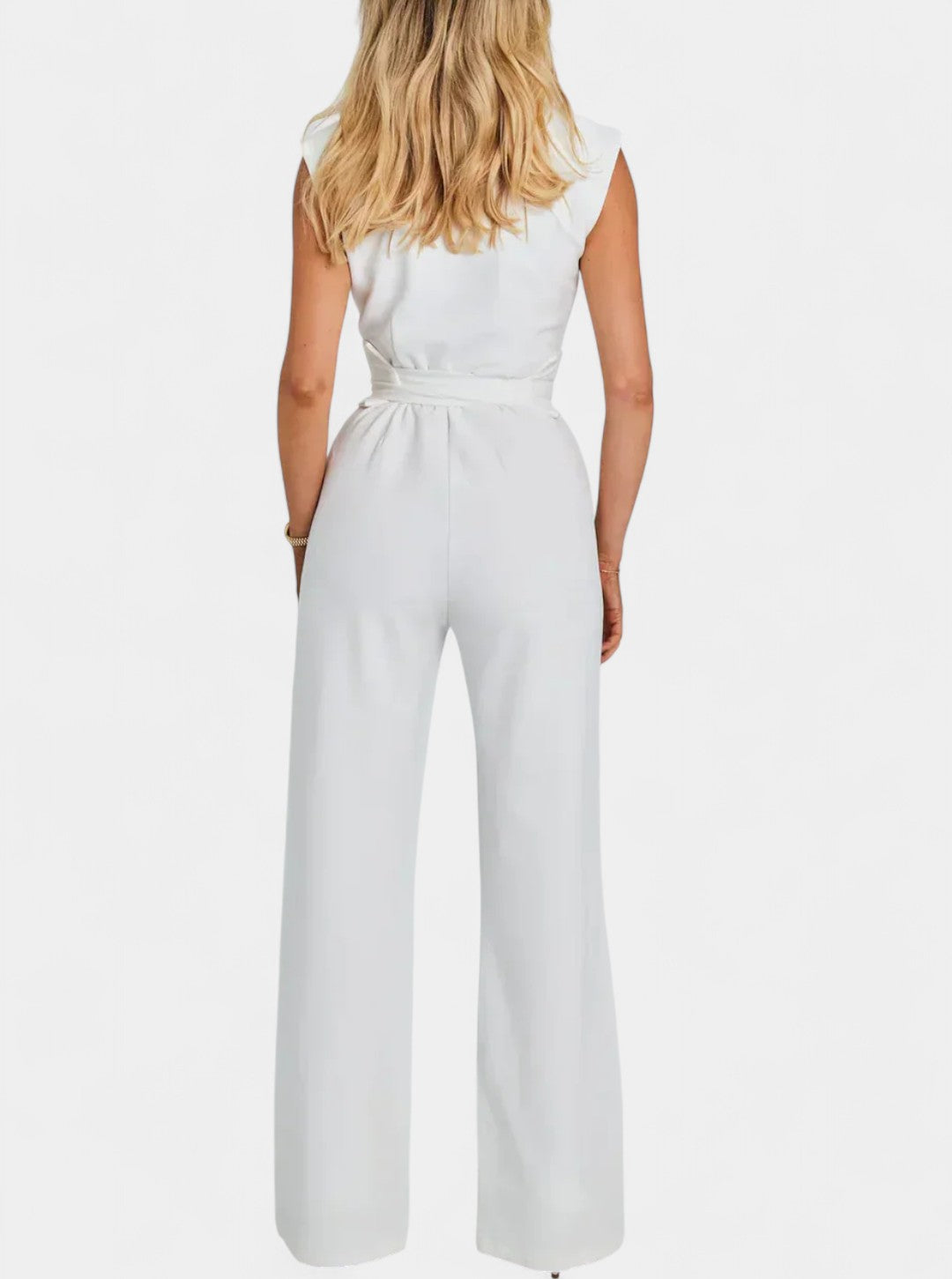 High Neck Sleeveless Wide Leg Jumpsuit 6