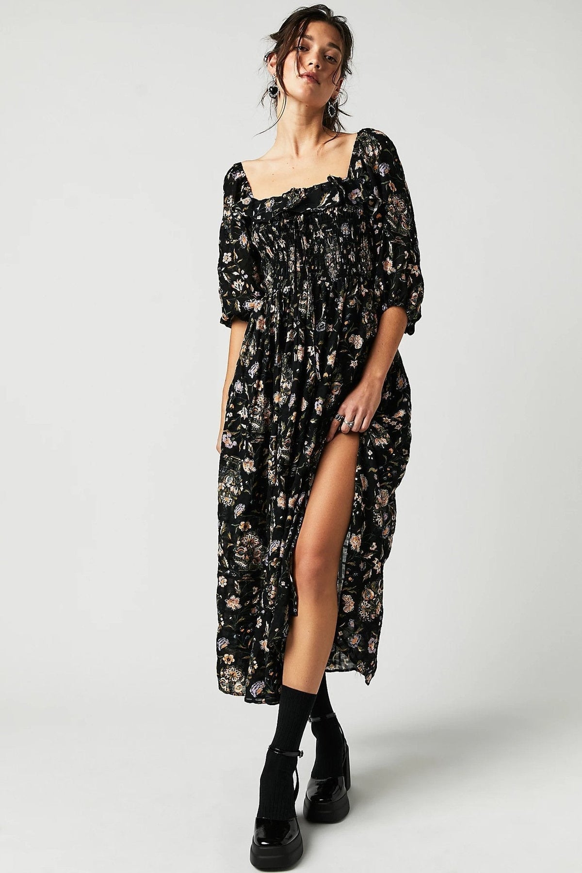 Ariadna Printed Midi Dress - View 9