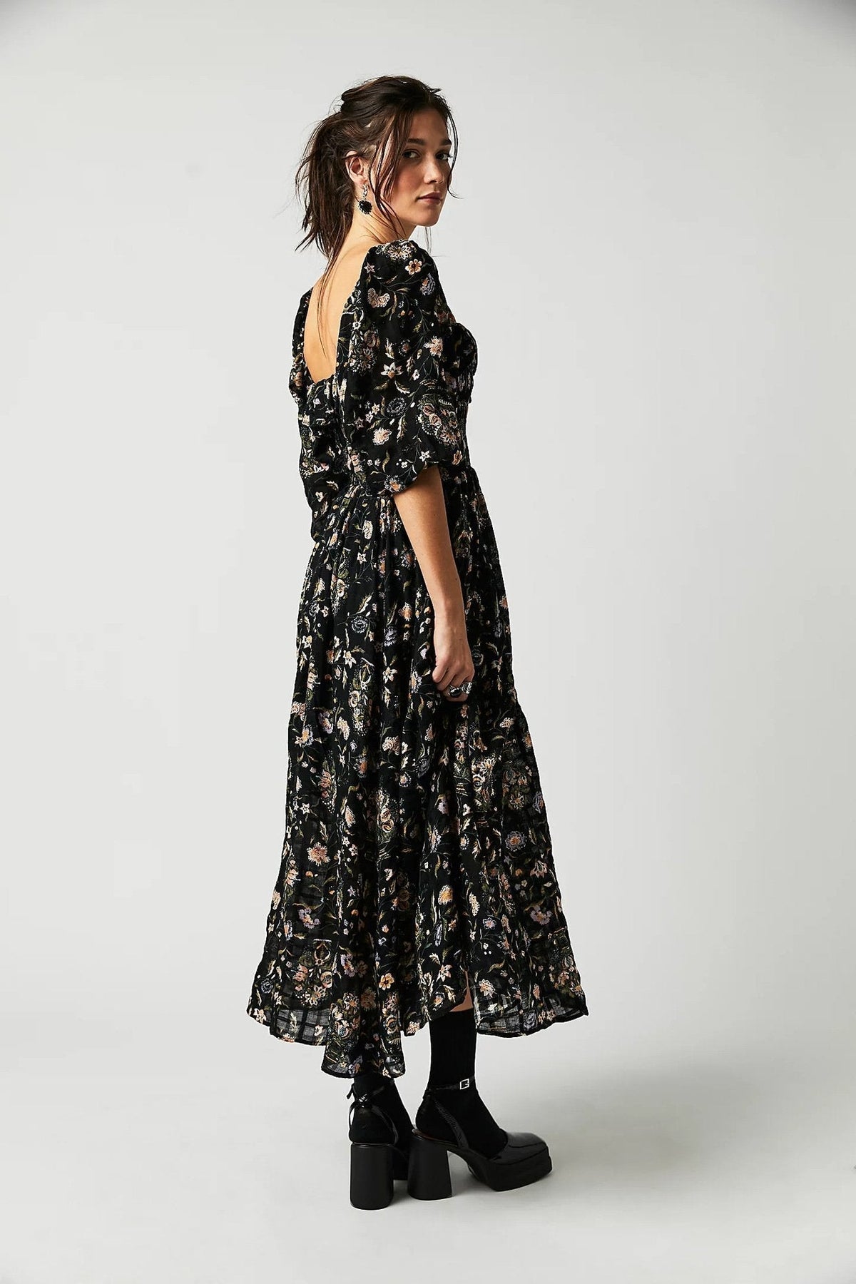 Ariadna Printed Midi Dress - View 5