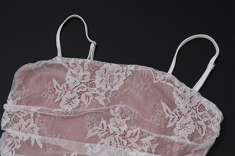 Long sleeve lace ruched shrug lace up 2 piece midi dress - View 10