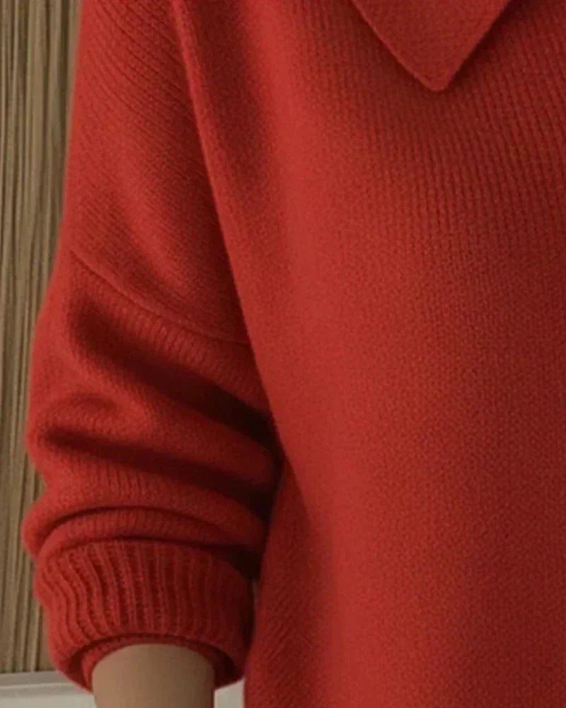 Collared Button Front Ribbed Knit Cardigan 6