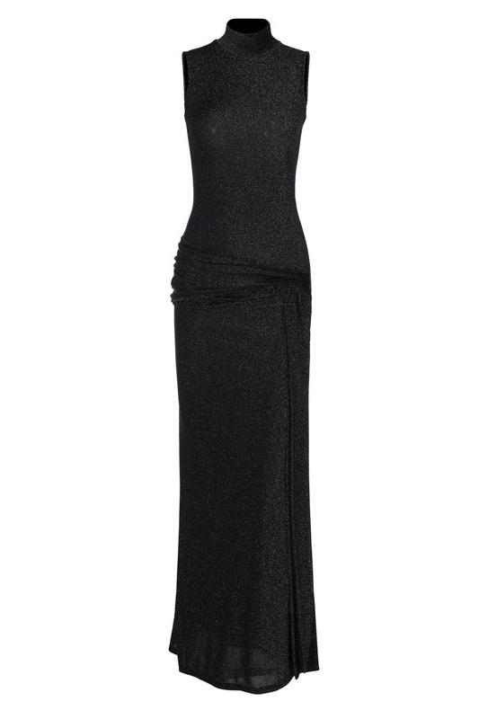 Shonna Metallic Strap Maxi Knit Dress - View 8