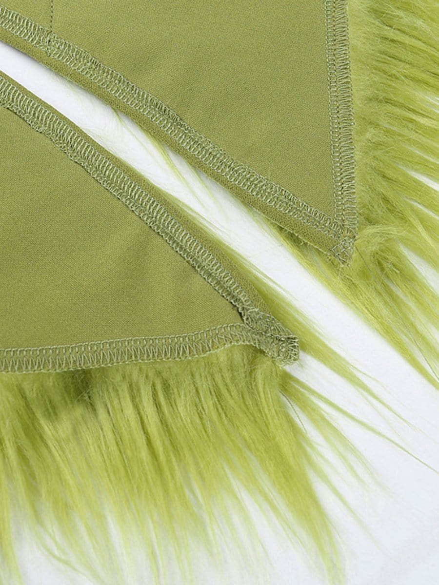 Sonia One Shoulder Feather Midi Dress - View 8
