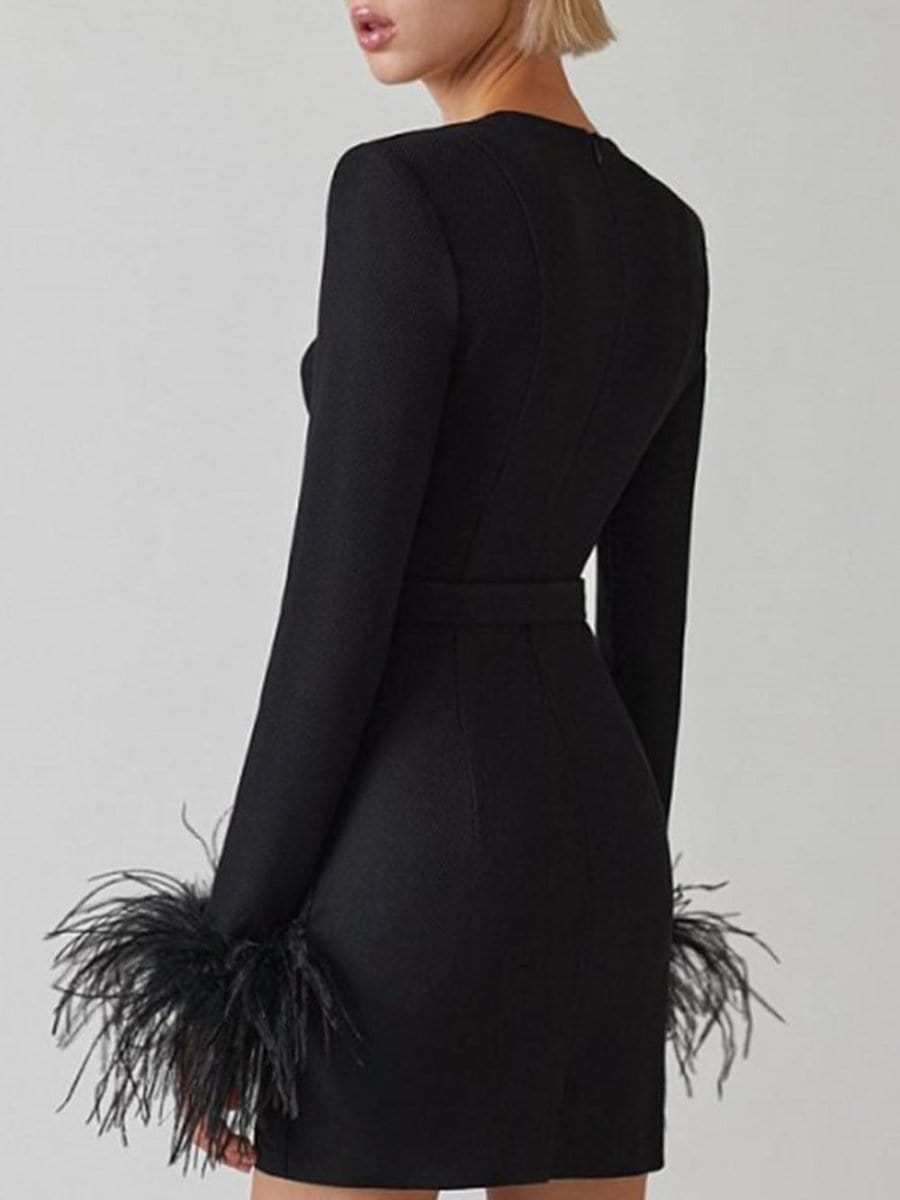 Bodycon Midi Dress Cocktail - View 2