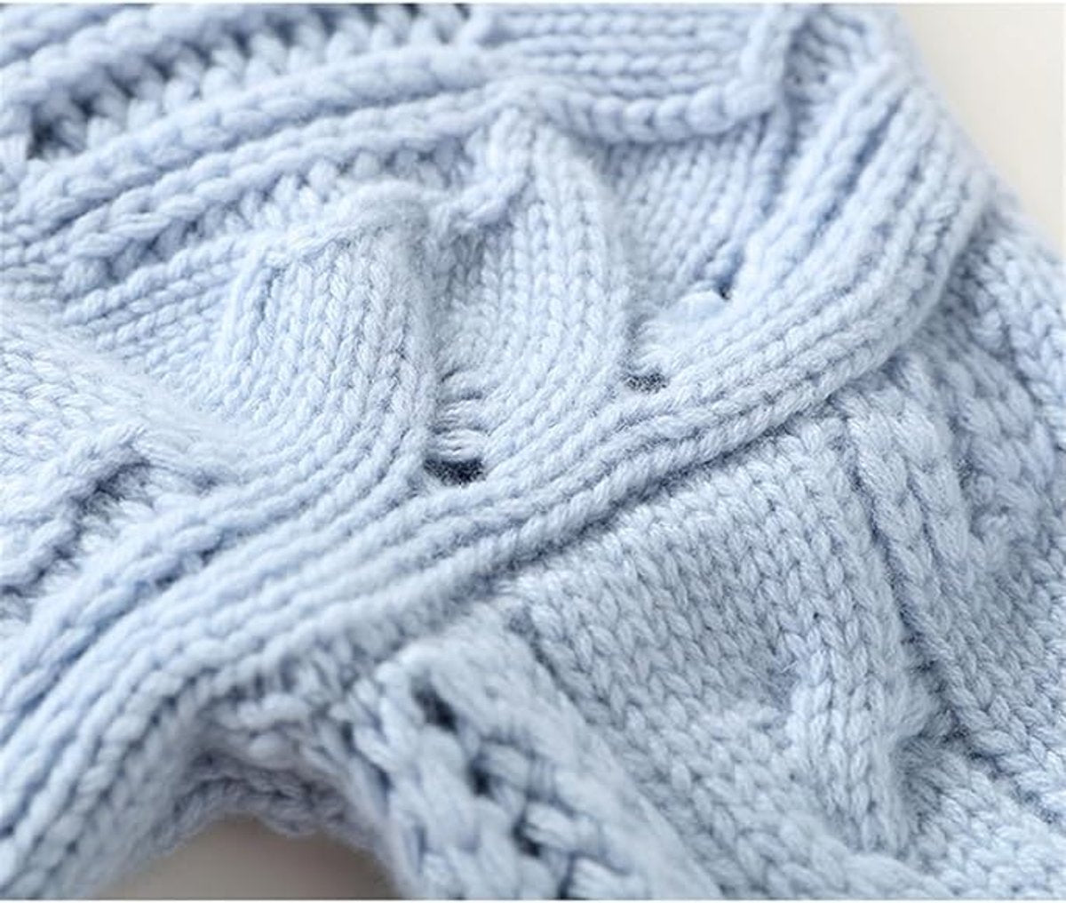 Turtleneck Chunky Cable Knit Pullover Sweater 5