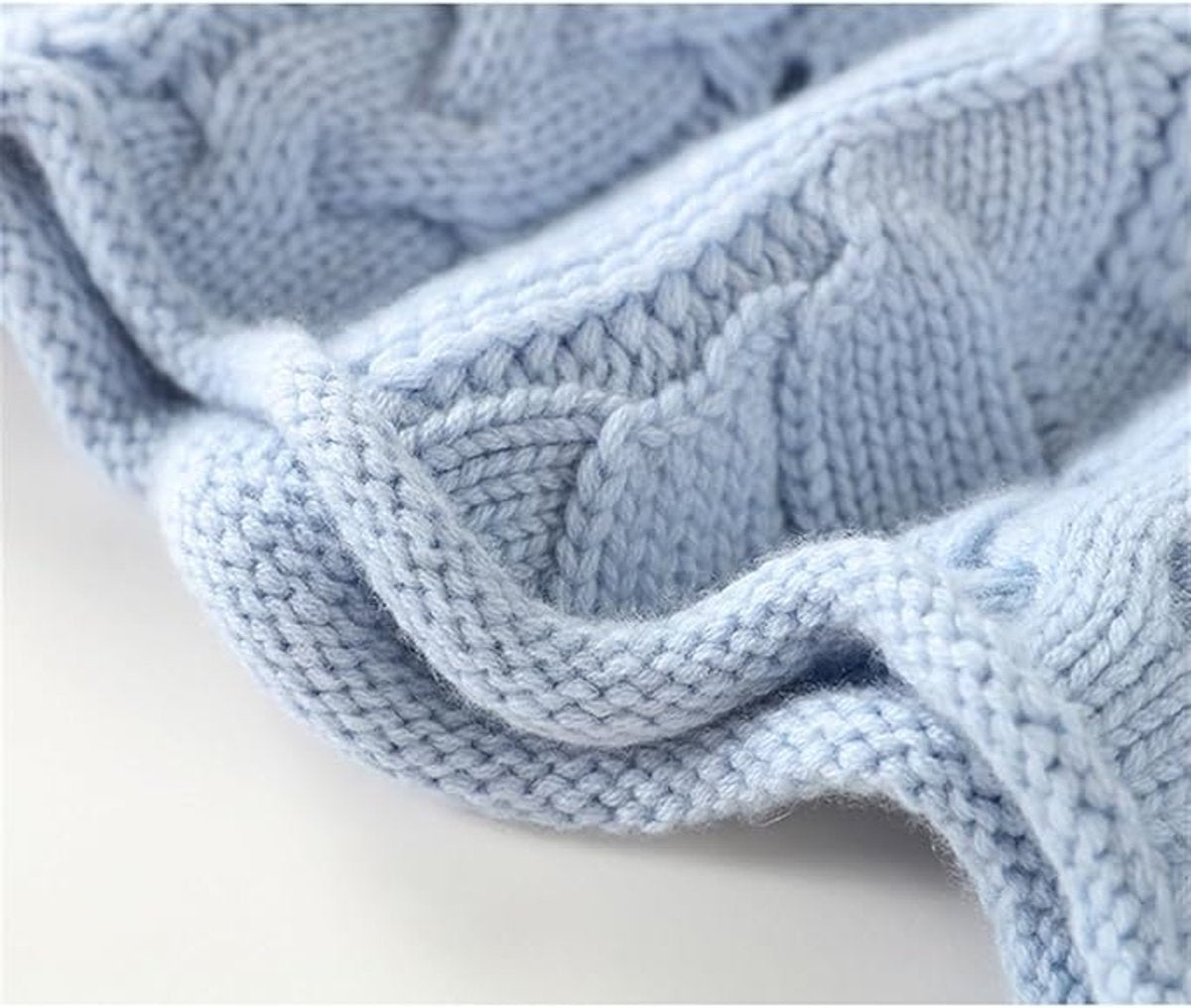 Turtleneck Chunky Cable Knit Pullover Sweater 7