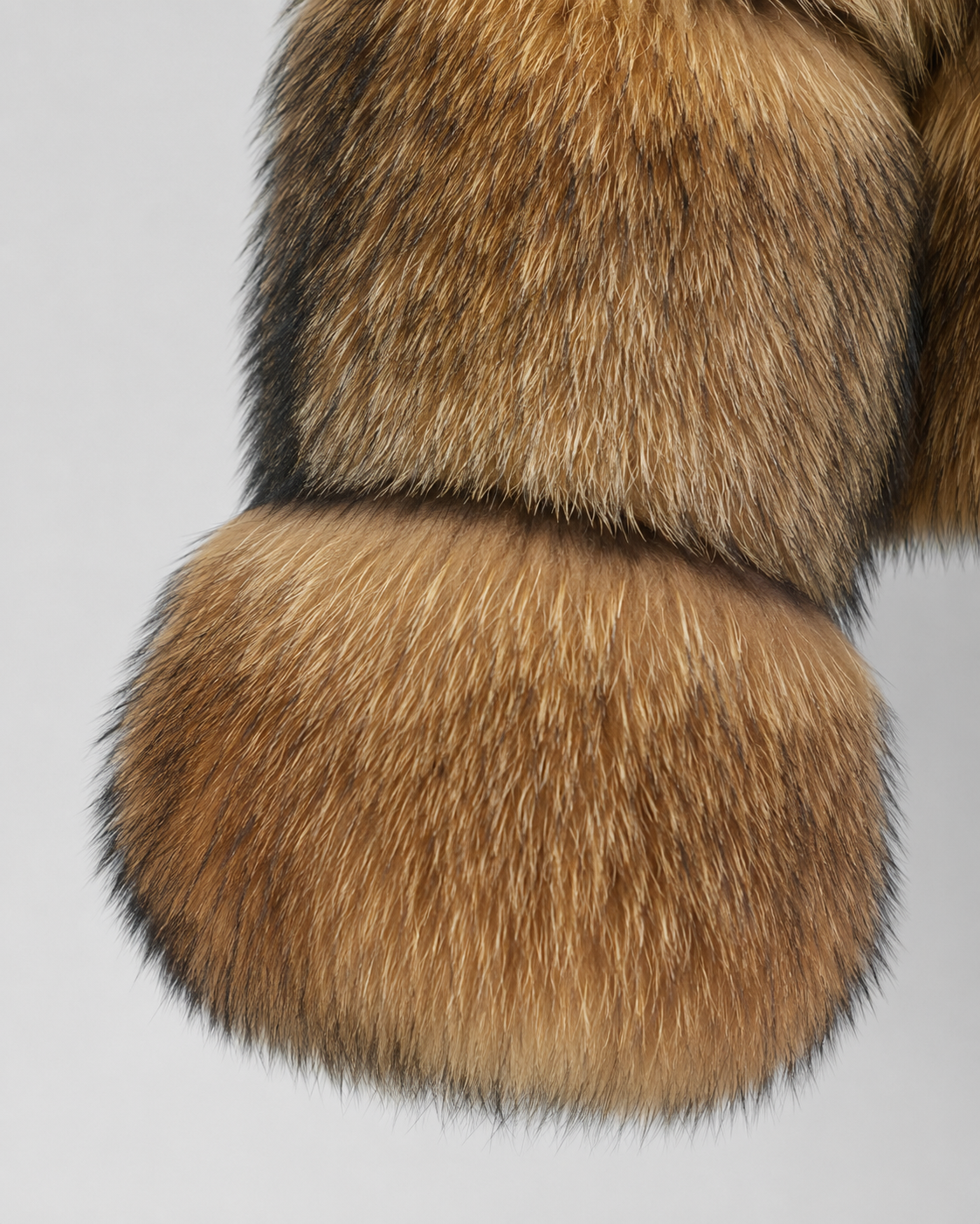 Cropped Faux Fur Stand Collar Jacket 5