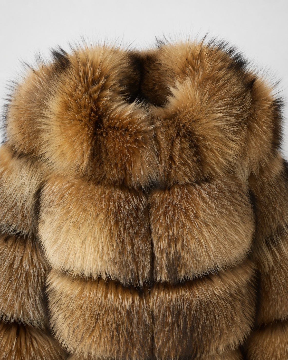 Cropped Faux Fur Stand Collar Jacket 6