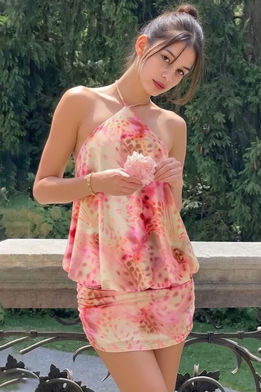 Halter-Neck Bodycon Dress