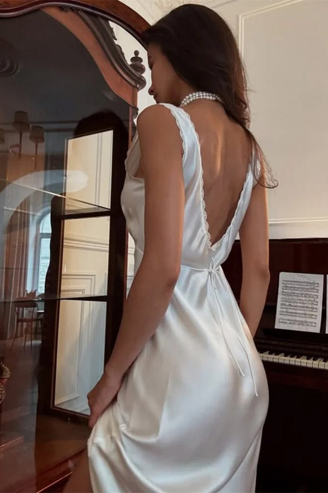 Sleeveless Lace Bodycon Maxi Dress - View 3