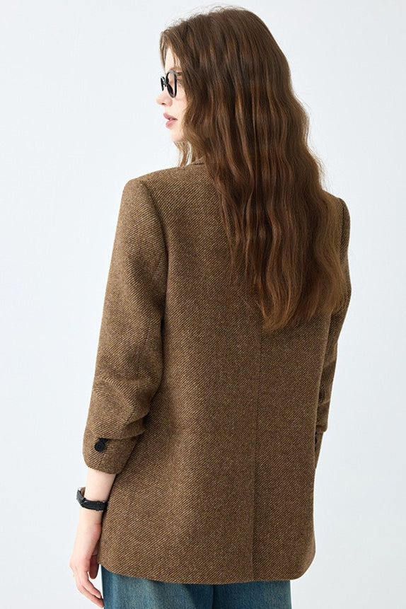 Vintage Inspired Heavy Wool Blazer