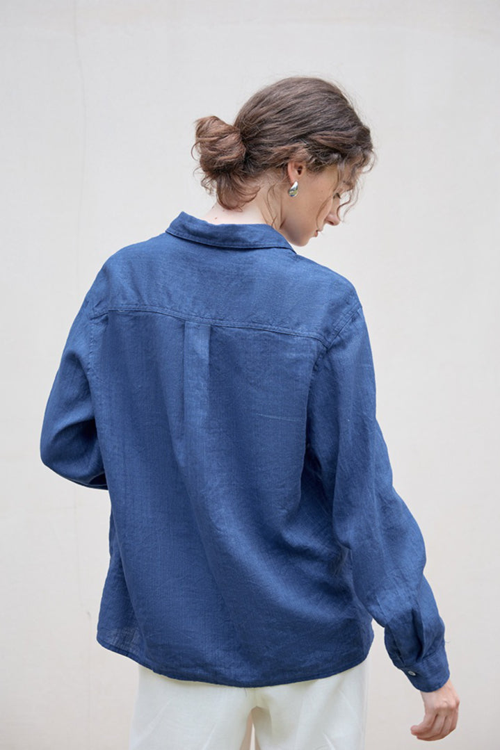 Linen Blend Blouse