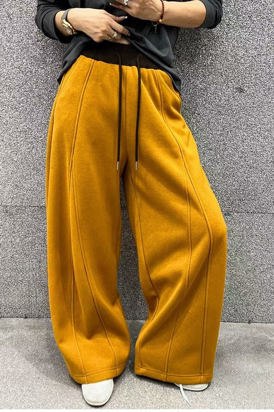 Fluid Wide Leg Fleece Sweat Pants