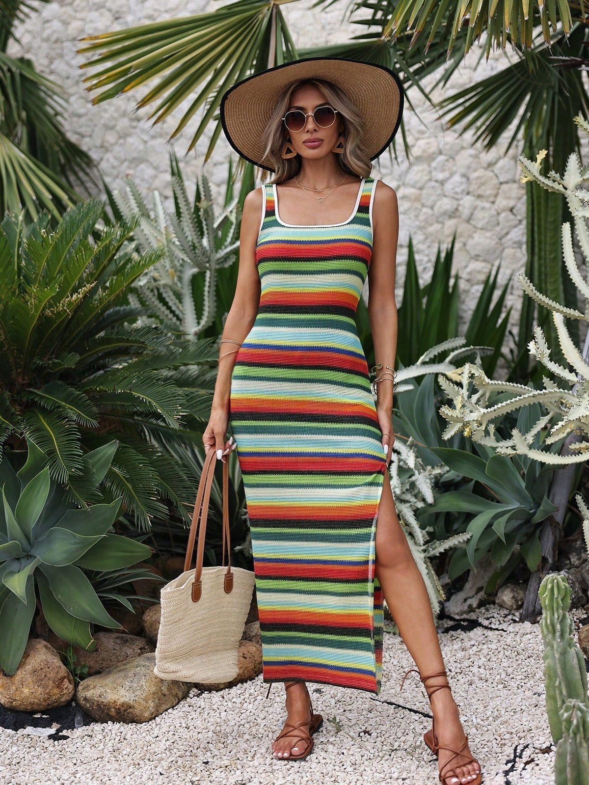 Chiffon Sweetheart Long Sleeve Tiered Maxi Dress - View 8