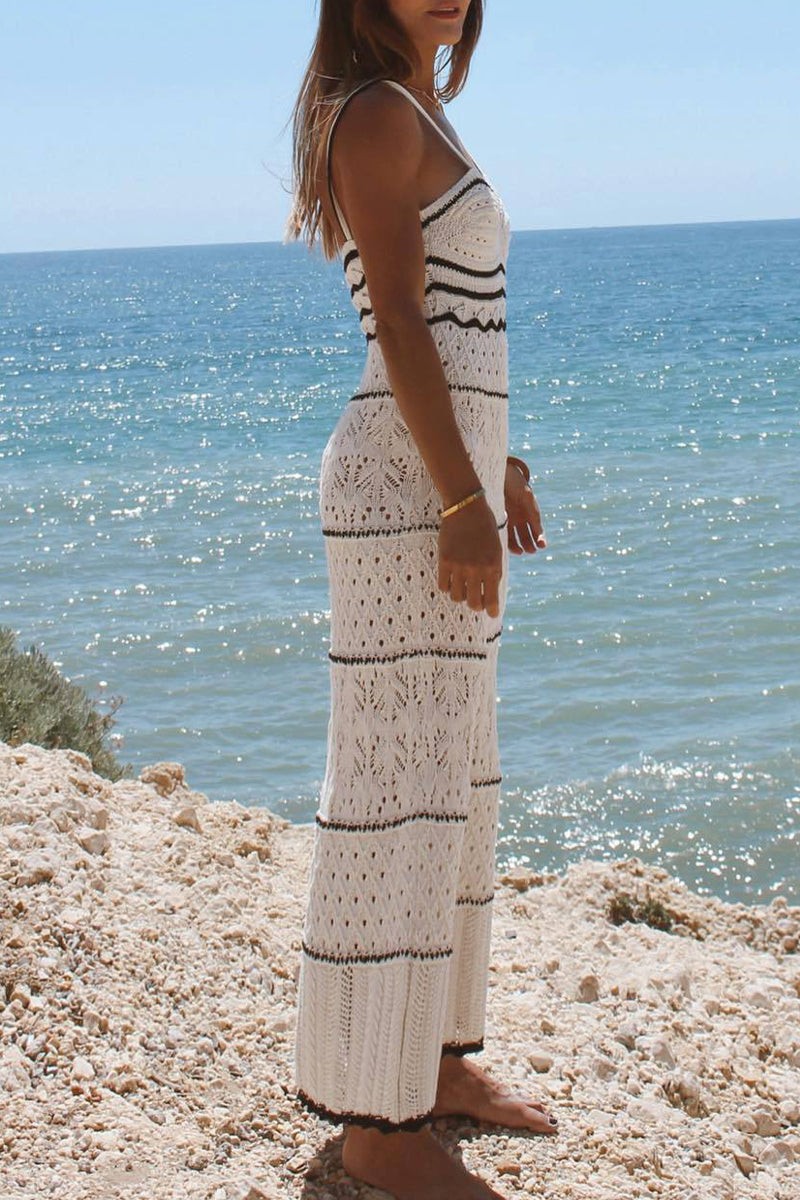 Velvet High Neck Long Sleeve Mermaid Maxi Dress - View 5