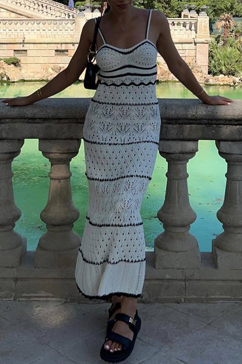 Velvet High Neck Long Sleeve Mermaid Maxi Dress - View 9