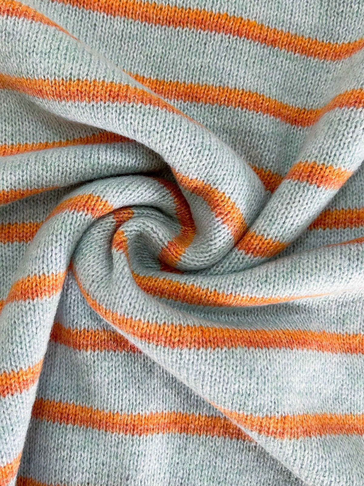 Striped Button Front Knit Cardigan 3